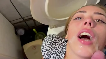 I drench her with my piss and cum, she begs for more