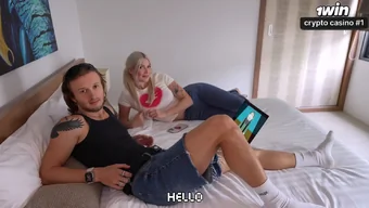 A girl was fucked by her boyfriend with a big ass